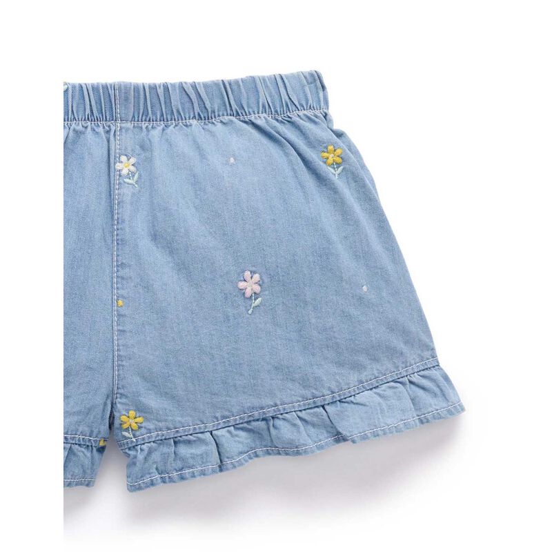 Purebaby Embroidered Shorts image number 2